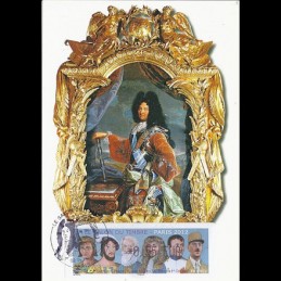 FRANCIA (2012).. Gobernantes. Tarjeta máxima (Louis XIV) *
