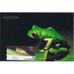 COSTA RICA (2003). Rana calzonuda. Tarjeta máxima