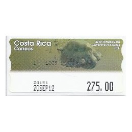 COSTA RICA (2012). Tortuga Lora - Epelsa. ATM nuevo