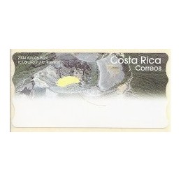COSTA RICA (2005).  Volcán Irazú. Etiqueta en blanco
