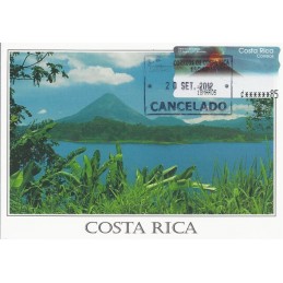 COSTA RICA (2004). Volcán Arenal. Tarjeta máxima