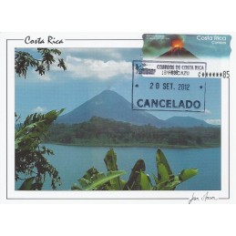 COSTA RICA (2004). Volcán Arenal. Tarjeta máxima
