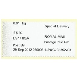 R. UNIDO (2012). Post&Go (2) - 030003 1. Sello (Special Delivery