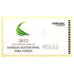PORTUGAL (2012). Energia - NEWVISION negro. ATM nuevo
