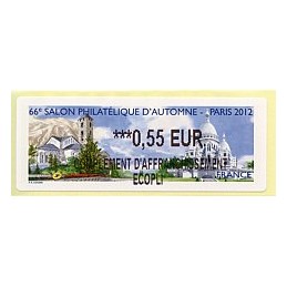 FRANCIA (2012). 66 Salon - Andorra - LISA 2. ATM nuevo (0,55 CA)