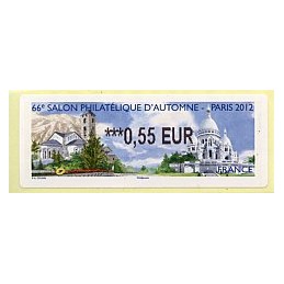 FRANCIA (2012). 66 Salon - Andorra - LISA 2.  ATM nuevo (0,55)