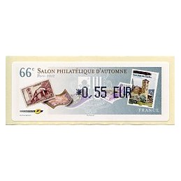 FRANCIA (2012). 66 Salon - Sellos - LISA 1. ATM nuevo (0,55)