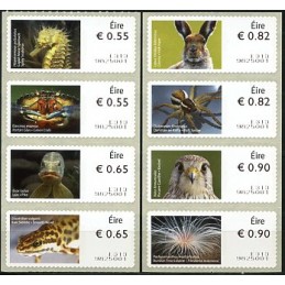 IRLANDA (2012). Animales (3) - Quiosco 9801001. Serie  8 val.