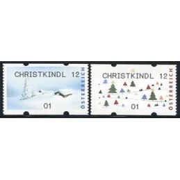 AUSTRIA (2012). CHRISTKINDL 12 (Inv. 5). ATMs nuevos (01)