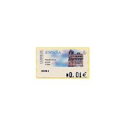ESPAÑA. 76. Arq. postal - Cádiz. 4A. ATM nuevo (0,01)