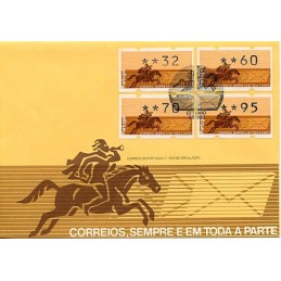 PORTUGAL (1990). Post logo...