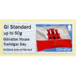 GIBRALTAR (2015). Flag of...