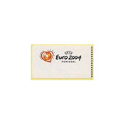 PORTUGAL (2003).  UEFA - Euro 2004. Etiqueta en blanco
