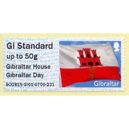 GIBRALTAR (2015). Flag of...