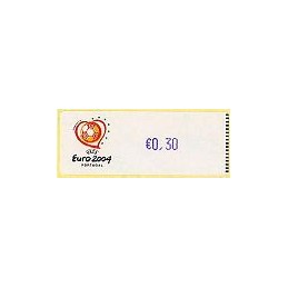 PORTUGAL (2003). Euro 2004 - Crouzet violeta. ATM nuevo (0,30)