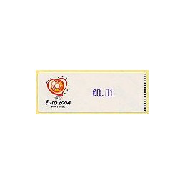 PORTUGAL (2003). Euro 2004 - Crouzet violeta. ATM nuevo (0,01)