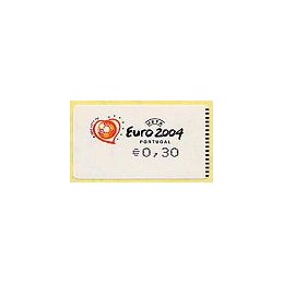 PORTUGAL (2003). Euro 2004 - Amiel negro. ATM nuevo