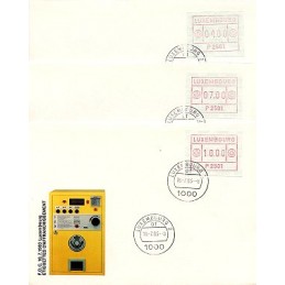 LUXEMBURGO (1983). Frama (1) - P 2501. Sobres primer día (serie)