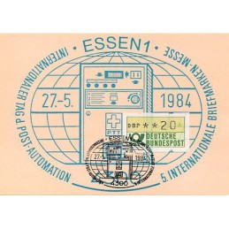 GERMANY (1981). Post emblem...