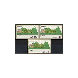 ANDORRA. Montañas verdes- 3. EUR-5E-0280. Serie 3 val. (2)