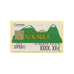 ANDORRA (2001). Green...