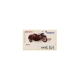 ESPAÑA. 96. DKW con sidecar. 6E. ATM nuevo (0,01)