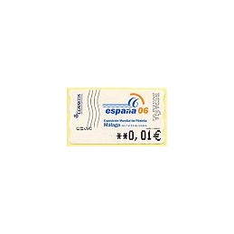 ESPAÑA (2006). 130. España 06 - Málaga. 5A. ATM nuevo (0,01)