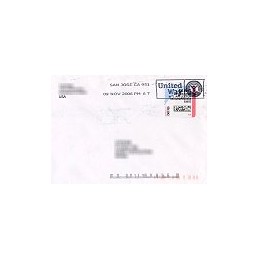 EEUU (--). Stamps.com - Rollo. Sobre