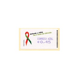 PORTUGAL (2006). SIDA. C. AZUL - Amiel. ATM nuevo