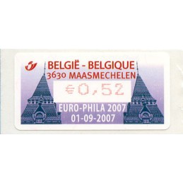 BELGIUM (2007). EURO-PHILA...