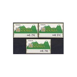 ANDORRA (2006). Montañas verdes- 5. LF-5E. Serie 3 val.
