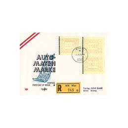 AUSTRIA (1983). Emblema postal. Sobre primer día - serie