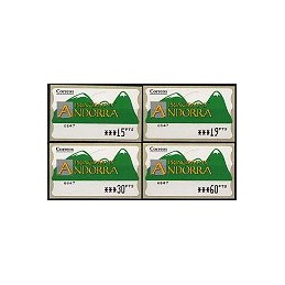 ANDORRA. Montañas verdes - 2. PTS-5E-6086. 4 ATMs nuevos