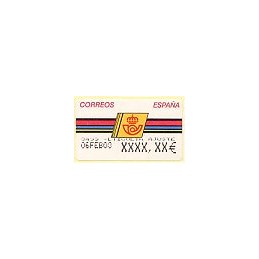 ESPAÑA. 4.3.3. Emblema postal - FNMT. EUR-5A. Etiqueta ajuste