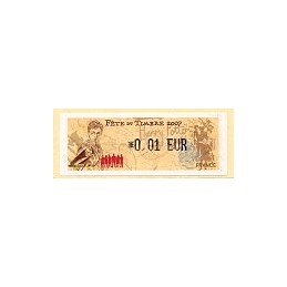 FRANCE (2007). Fête timbre - LISA 1. ATM nuevo (0,01)