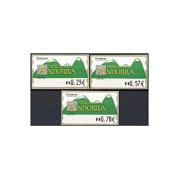 ANDORRA. Montañas verdes- 5. 1274. Serie 3 val. (2006)
