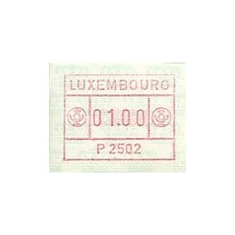 LUXEMBURGO (1983). Frama (1) - P 2502. ATM nuevo