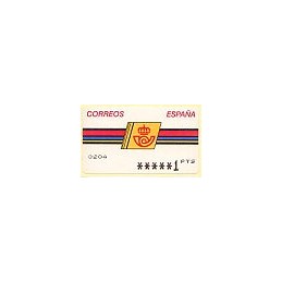 ESPAÑA. 4.3.2. Emblema postal - FNMT. PTS-6A. ATM nuevo (1 PTS)
