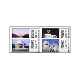 EEUU (2008). 20. Monumentos presidenciales. Etiquetas test