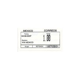 MÉXICO (2007). Emisión SIO (1.1) - 06703. Sello nuevo