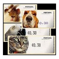 2005. Animais Domésticos (Pets - Cavy, dog, cat, grey parrot)