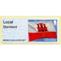 2015 - 2016. Post & Go - Bandera de Gibraltar