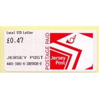 2015. Jersey Post logo - POSTAGE PAID