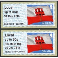 2020. Post & Go - Flag of Gibraltar (VE Day 75th)