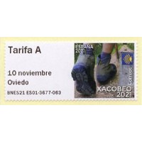 2021. 06. XACOBEO 2021 (Holy Year) - Special edition, imprint '10 noviembre Oviedo'
