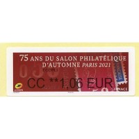 2021. 5. 75 ans du Salon Philatélique d'Automne - Paris 2021 (Marianne de Béquet)