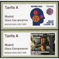 2022. 04. Salud mental y COVID-19 & Año Internacional del vidrio - 'Madrid Clara Campoamor'