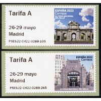 2022. 05. 52 Feria Nacional del Sello - Puerta de Alcalá & Templete estación metro