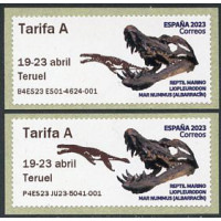 2023.  6. Reptil marino Liopleurodon. Mar Nummus (Albarracín) - Special edition with graphics