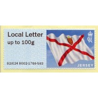 2024. Jersey flag (2 - King Charles III royal cypher) - Post&Go
